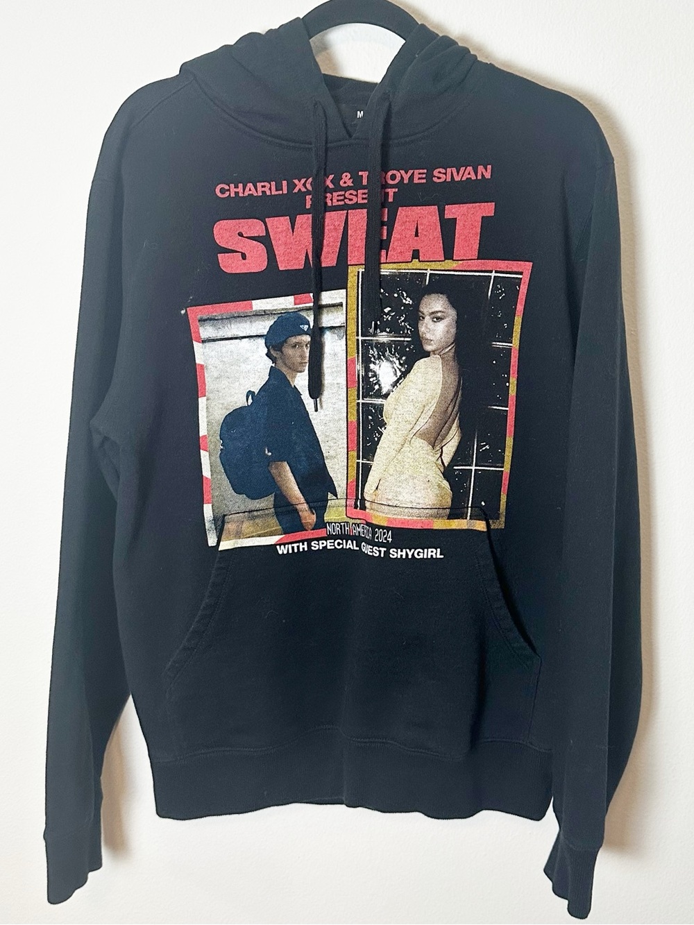 Sweat Tour Hoodie Charli XCX Troye Sivan Black Medium